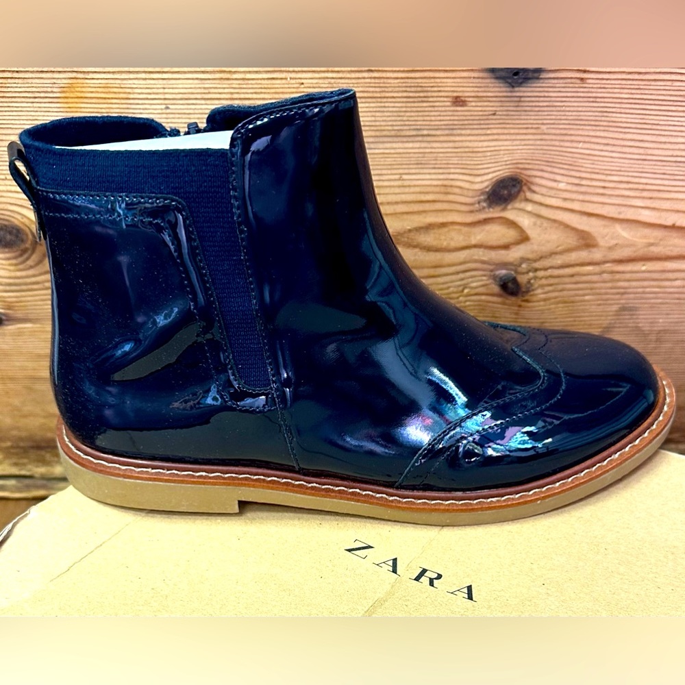 Zara kids Ankle Boot black size 38 / 5 1/2 new